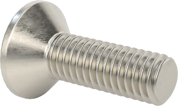 Yüksek Mukavemetli A286 Paslanmaz Çelik Torx Düz Başlı Vida, M3 x 0,5 mm Diş Boyutu, 10 mm Uzunluk