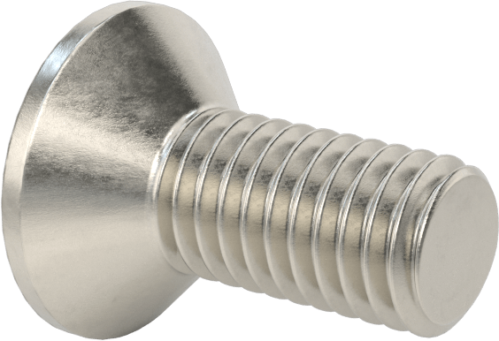 Yüksek Mukavemetli A286 Paslanmaz Çelik Torx Düz Başlı Vida, M5 x 0,8 mm Diş Boyutu, 12 mm Uzunluk