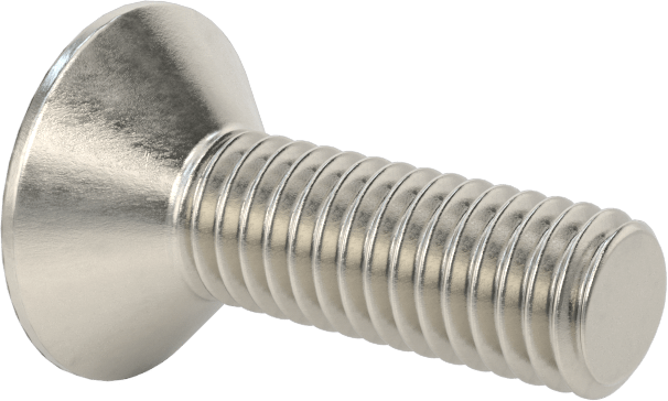 Yüksek Mukavemetli A286 Paslanmaz Çelik Torx Düz Başlı Vida, M6 x 1 mm Diş Boyutu, 20 mm Uzunluk