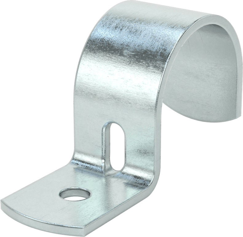 Freze Kelepçesi, Çinko Kaplı Çelik, 1 Montaj Noktası, 1-7/8" ID
