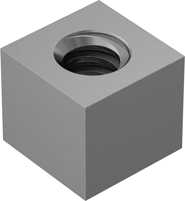 Sağ El Acme Kare Somun, M16 x 4 mm Diş Boyutu