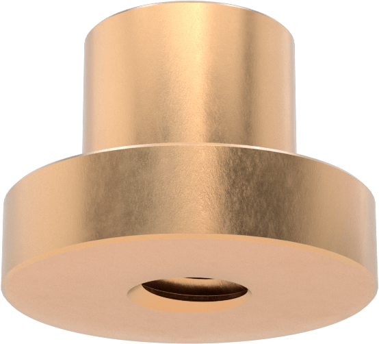 Sağ El Acme Flanş Somunu, M16 x 4 mm Diş Boyutu