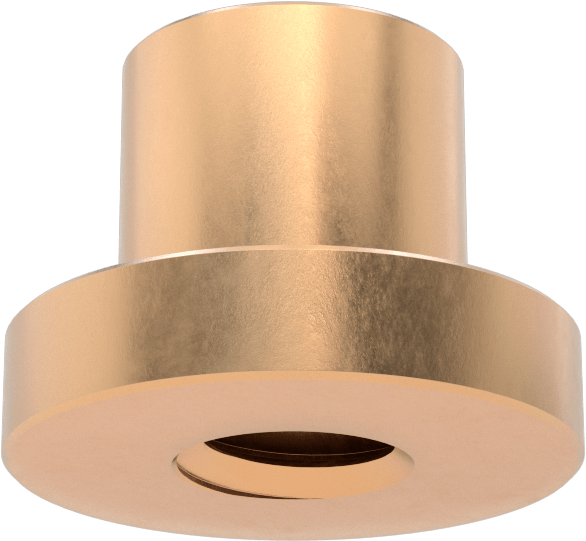 Sağ El Acme Flanş Somunu, M26 x 5 mm Diş Boyutu