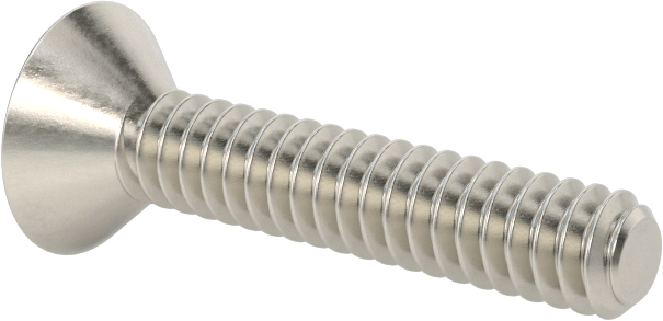 Yüksek Mukavemetli A286 Paslanmaz Çelik Torx Düz Başlı Vida, 6-32 Diş Boyutu, 3/4" Uzunluk