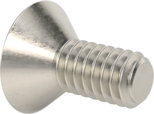 Yüksek Mukavemetli A286 Paslanmaz Çelik Torx Düz Başlı Vida, 8-32 Diş Boyutu, 3/8" Uzunluk
