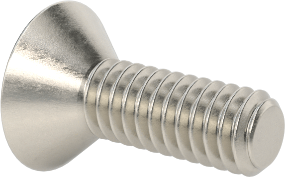 Yüksek Mukavemetli A286 Paslanmaz Çelik Torx Düz Başlı Vida, 8-32 Diş Boyutu, 1/2" Uzunluk