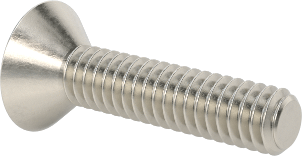 Yüksek Mukavemetli A286 Paslanmaz Çelik Torx Düz Başlı Vida, 8-32 Diş Boyutu, 3/4" Uzunluk
