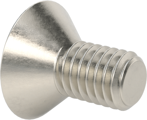 Yüksek Mukavemetli A286 Paslanmaz Çelik Torx Düz Başlı Vida, 10-32 Diş Boyutu, 3/8" Uzunluk