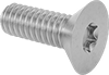 Paslanmaz Çelik Torx Düz Başlı Vidalar