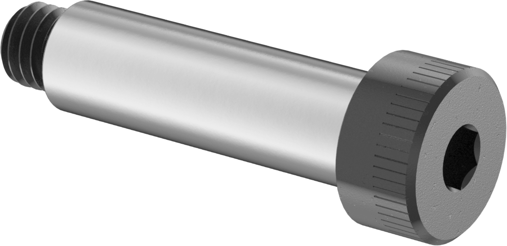 Kısa Dişli Alaşımlı Çelik Omuzlu Vida, 1/4" Omuz Çapı, 13/16" Omuz Uzunluğu, 10-32 Diş Boyutu