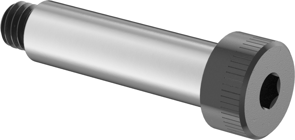 Kısa Dişli Alaşımlı Çelik Omuzlu Vida, 1/4" Omuz Çapı, 7/8" Omuz Uzunluğu, 10-32 Diş Boyutu