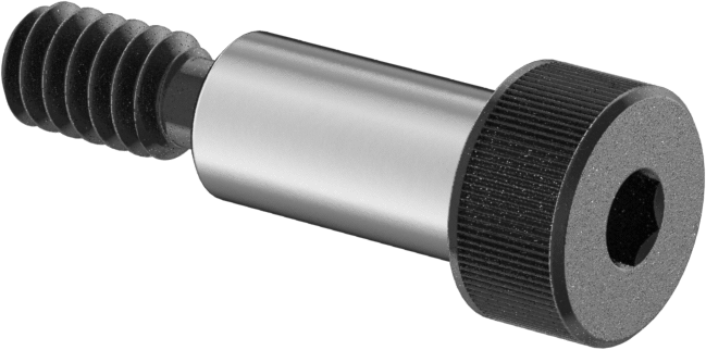 Sertifikalı Alaşımlı Çelik Omuzlu Vida, 1/4" Omuz Çapı, 1/2" Omuz Uzunluğu, 10-24 Diş