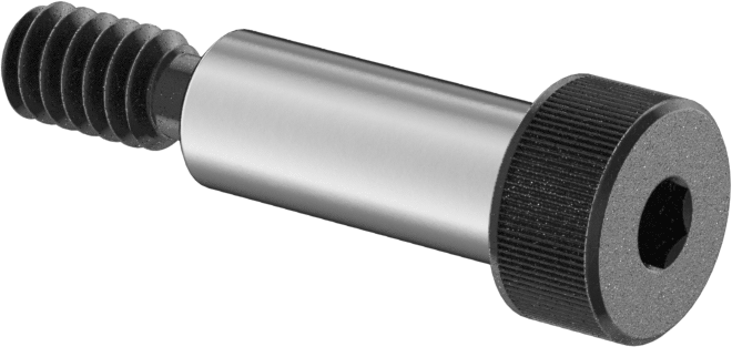 Sertifikalı Alaşımlı Çelik Omuzlu Vida, 1/4" Omuz Çapı, 5/8" Omuz Uzunluğu, 10-24 Diş