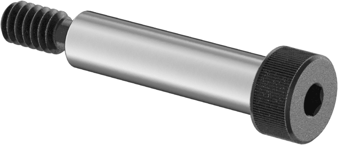 Sertifikalı Alaşımlı Çelik Omuzlu Vida, 1/4" Omuz Çapı, 1" Omuz Uzunluğu, 10-24 Diş