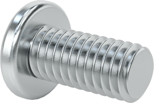JIS Çelik Silindir Başlı Vidalar, M3 x 0,5 mm Dişli, 6 mm Uzunluk
