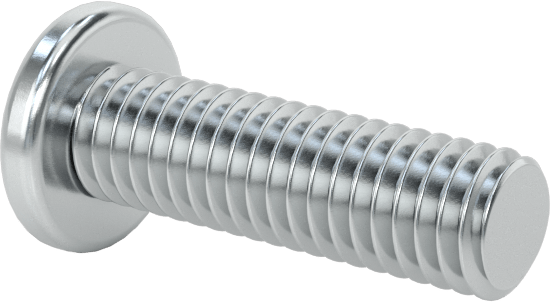 JIS Çelik Silindir Başlı Vidalar, M3 x 0,5 mm Dişli, 10 mm Uzunluk