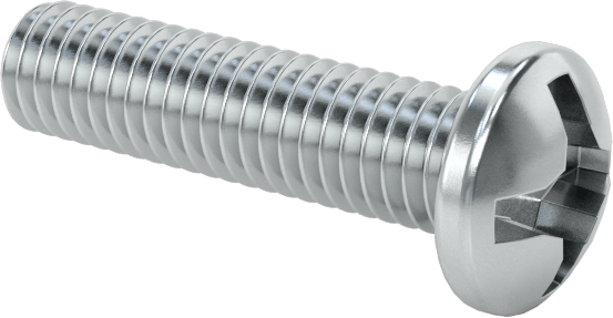 JIS Çelik Silindir Başlı Vidalar, M3 x 0,5 mm Dişli, 12 mm Uzunluk