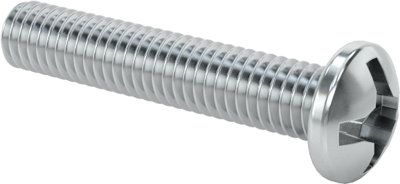 JIS Çelik Silindir Başlı Vidalar, M3 x 0,5 mm Dişli, 16 mm Uzunluk