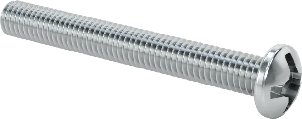 JIS Çelik Silindir Başlı Vidalar, M3 x 0,5 mm Dişli, 25 mm Uzunluk