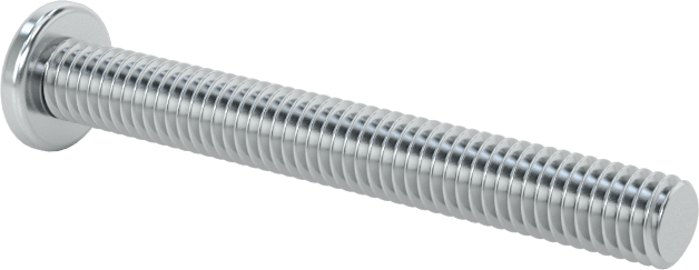 JIS Çelik Silindir Başlı Vidalar, M3 x 0,5 mm Dişli, 25 mm Uzunluk