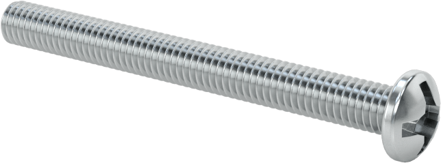 JIS Çelik Silindir Başlı Vidalar, M3 x 0,5 mm Dişli, 30 mm Uzunluk