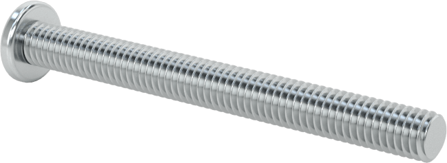 JIS Çelik Silindir Başlı Vidalar, M3 x 0,5 mm Dişli, 30 mm Uzunluk