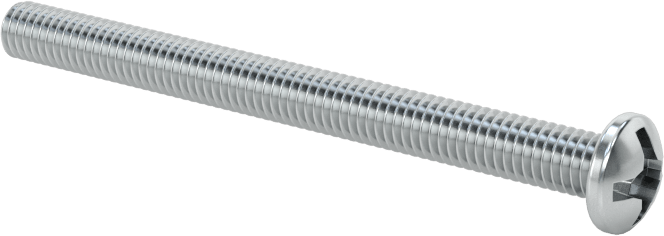 JIS Çelik Silindir Başlı Vidalar, M3 x 0,5 mm Dişli, 35 mm Uzunluk