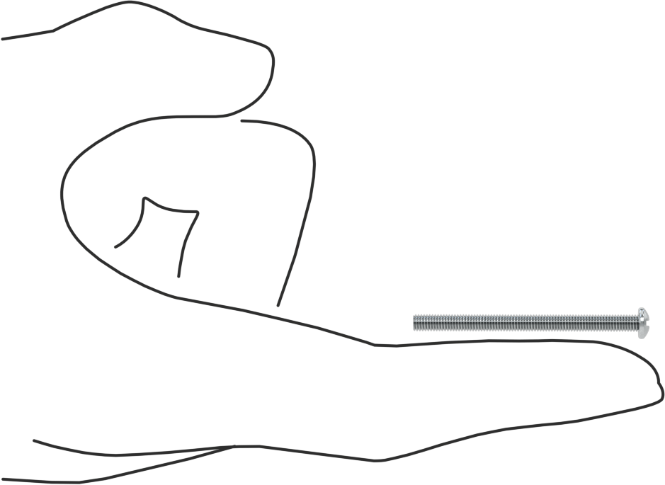 JIS Çelik Silindir Başlı Vidalar, M3 x 0,5 mm Dişli, 40 mm Uzunluk