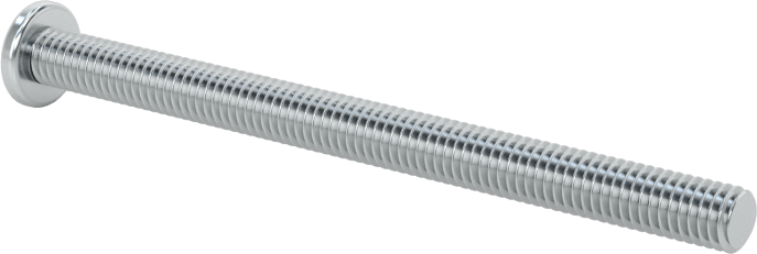 JIS Çelik Silindir Başlı Vidalar, M3 x 0,5 mm Dişli, 40 mm Uzunluk