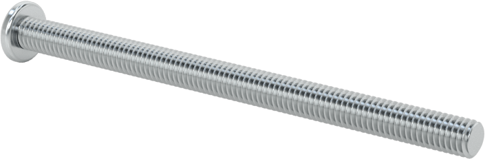 JIS Çelik Silindir Başlı Vidalar, M3 x 0,5 mm Dişli, 45 mm Uzunluk