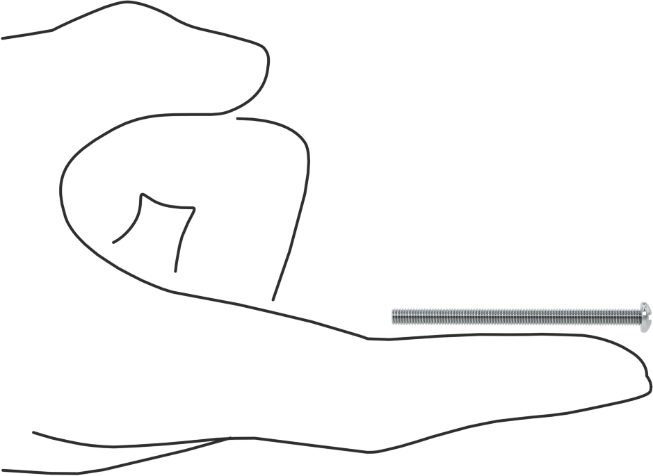 JIS Çelik Silindir Başlı Vidalar, M3 x 0,5 mm Dişli, 45 mm Uzunluk