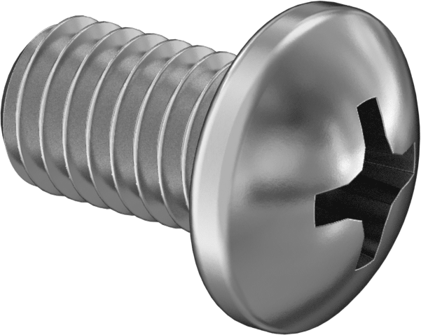 JIS Çelik Silindir Başlı Vidalar, M5 x 0,8 mm Diş, 8 mm Uzunluk