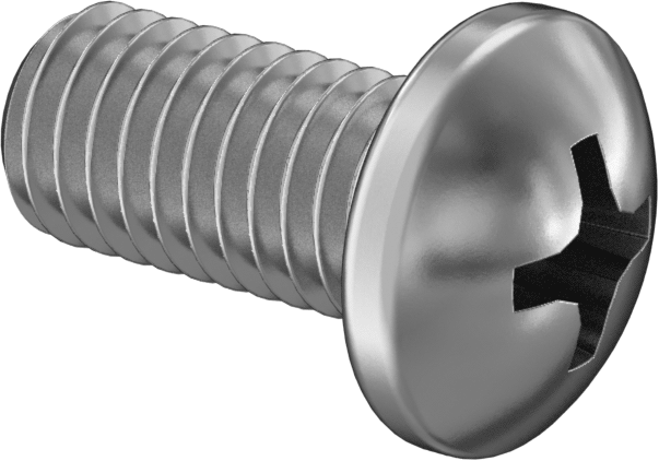 JIS Çelik Silindir Başlı Vidalar, M5 x 0,8 mm Diş, 10 mm Uzunluk