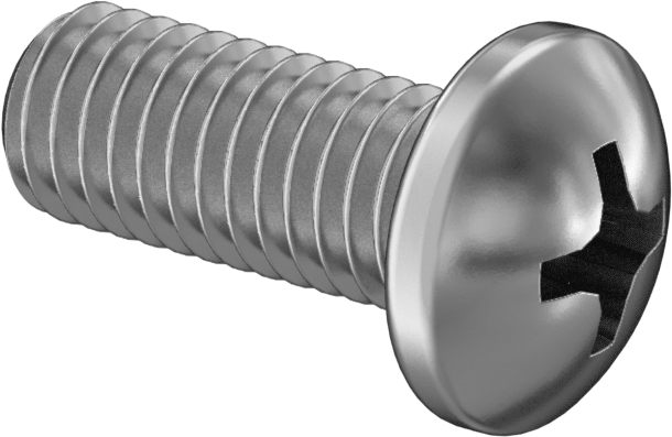 JIS Çelik Silindir Başlı Vidalar, M5 x 0,8 mm Diş, 12 mm Uzunluk
