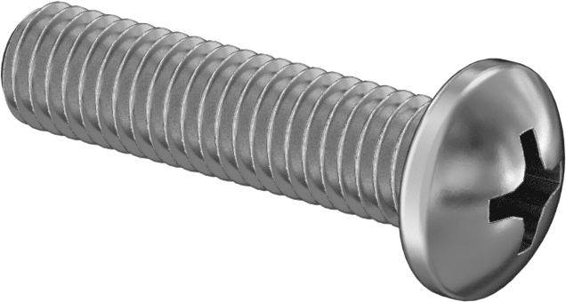JIS Çelik Silindir Başlı Vidalar, M5 x 0,8 mm Diş, 20 mm Uzunluk