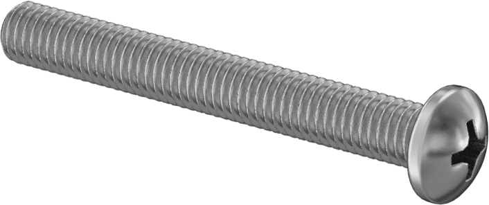 JIS Çelik Silindir Başlı Vidalar, M5 x 0,8 mm Diş, 40 mm Uzunluk