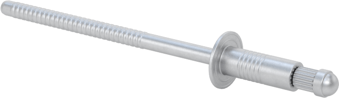 Kubbeli Başlı Yüksek Mukavemetli Kör Perçinler, Alüminyum, 1/8" Çap, 0,094“-0,187” Kalınlık için