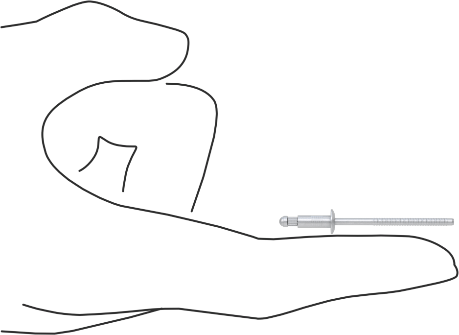 Kubbeli Başlı Yüksek Mukavemetli Kör Perçinler, Alüminyum, 1/8" Çap, 0,094“-0,187” Kalınlık için
