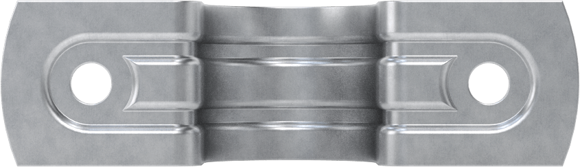 Freze Kelepçesi, Çelik, 2 Montaj Noktası, 13/16" ID, 2-5/8" Uzunluk