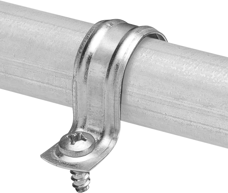 Freze Kelepçesi, Çelik, 2 Montaj Noktası, 9/16" ID, 1-13/16" Uzunluk