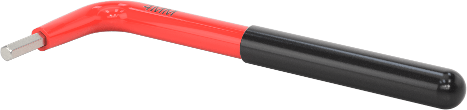 Elektrik Yalıtımlı L Anahtarı, 4 mm Tahrik Boyutu, 4-11/16" Toplam Uzunluk