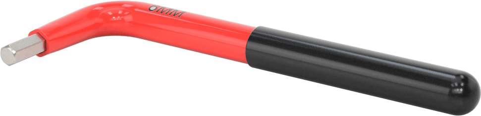 Elektrik Yalıtımlı L Anahtarı, 6 mm Tahrik Boyutu, 5-1/2" Toplam Uzunluk