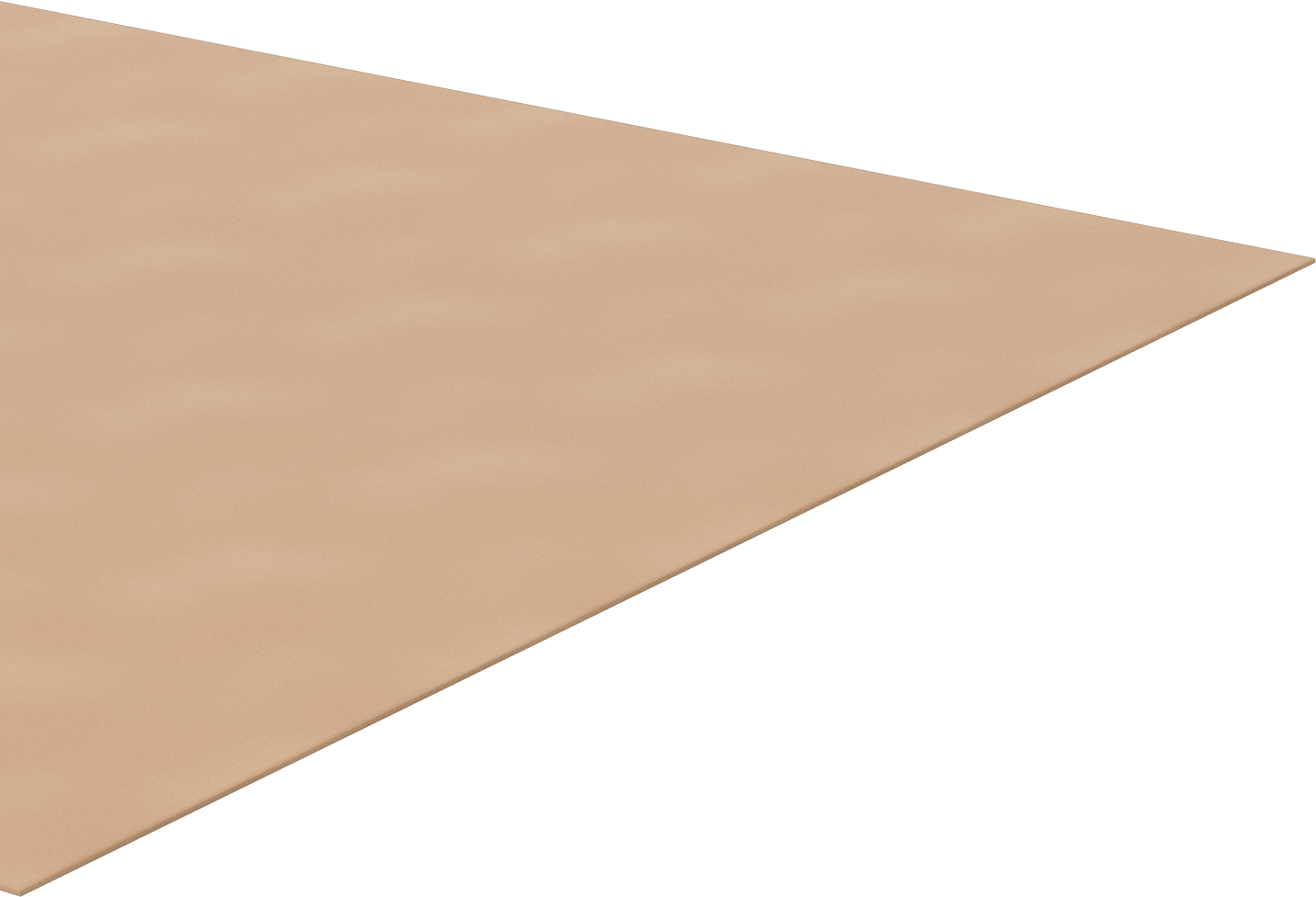 Suya ve Yağa Dayanıklı Deri Conta Malzemesi, 36" x 84", 5/64" Kalınlık
