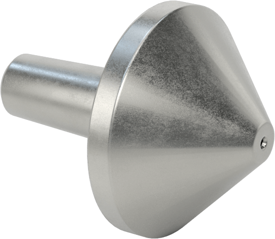 Değiştirilebilir Uçlu Torna Merkez Ucu, Canlı, Bull Nose, Morse Konik #3 için, 1,42" Uç Çapı