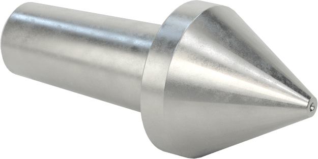 Değiştirilebilir Uçlu Torna Merkez Ucu, Canlı, Bull Nose, Morse Konik #3 için, 0,79" Uç Çapı