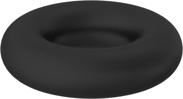 Yağa Dayanıklı Buna-N O-Ring, 1/8 Kesirli Genişlik, Dash No. 202