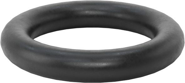 Yağa Dayanıklı Buna-N O-Ring, 3/32 Kesirli Genişlik, Dash No. 111