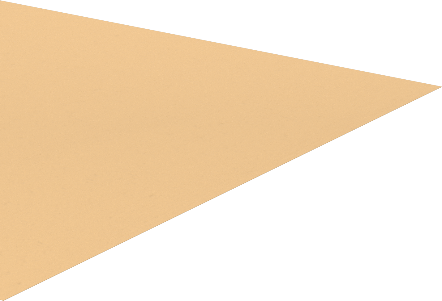 Hafif Bitkisel Elyaf Conta Malzemesi, Suya Dayanıklı, 1/64" Kalınlık, 36" x 5 Feet