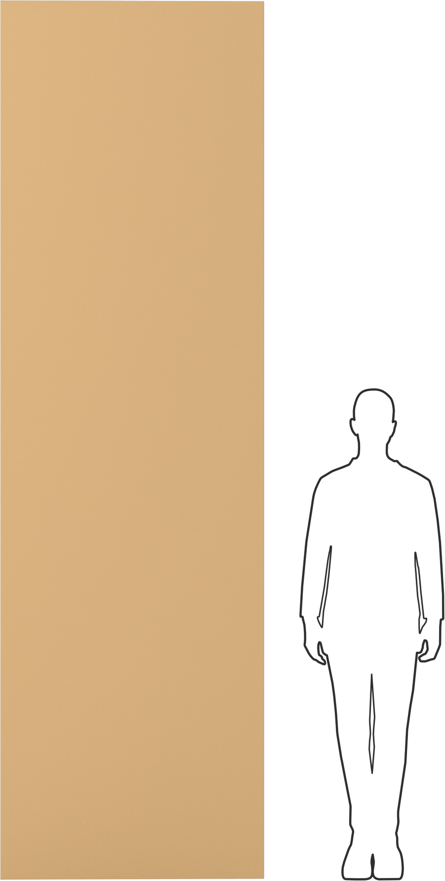 Hafif Bitkisel Elyaf Conta Malzemesi, Suya Dayanıklı, 1/8" Kalınlık, 36" x 10 Feet