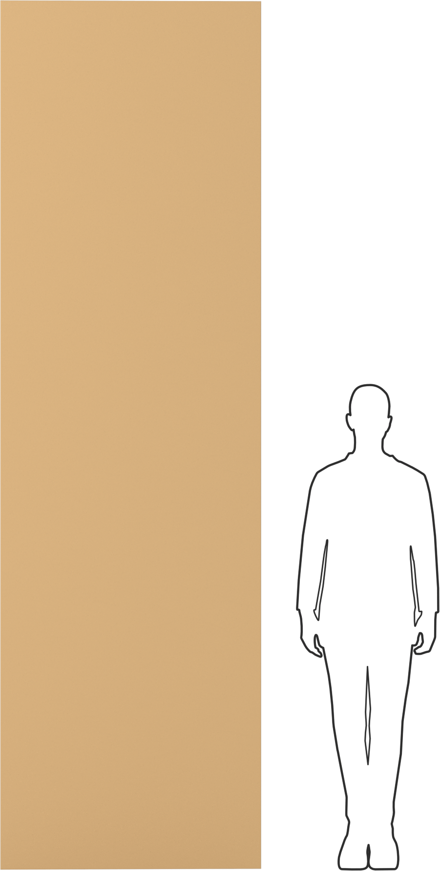 Hafif Bitkisel Elyaf Conta Malzemesi, Suya Dayanıklı, 1/32" Kalınlık, 36" x 10 Feet